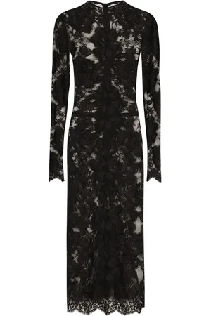 Dolce & Gabbana Robe mi-longue en dentelle
