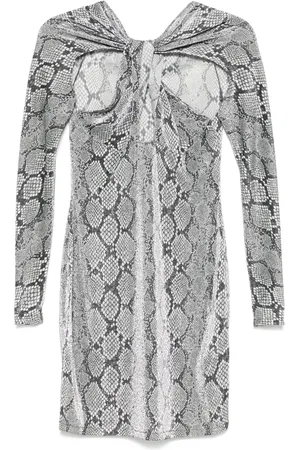 COPERNI Robe courte à imprimé peau de serpent