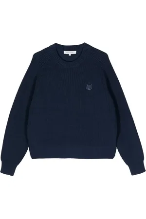 Maison Kitsuné Pull Bold Fox Head côtelé
