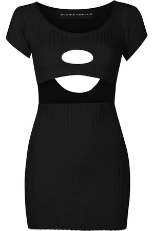 Gloria Coelho Robe courte à découpes