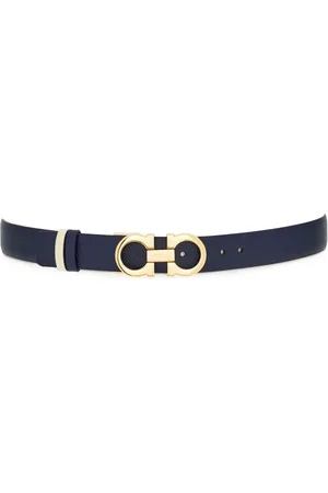 Salvatore Ferragamo Ceinture réversible en cuir à plaque Gancini