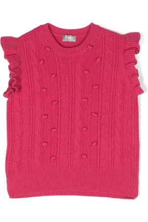 Il gufo Gilet en maille torsadée