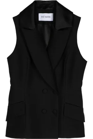 DICE KAYEK Veston péplum à boutonnière croisée