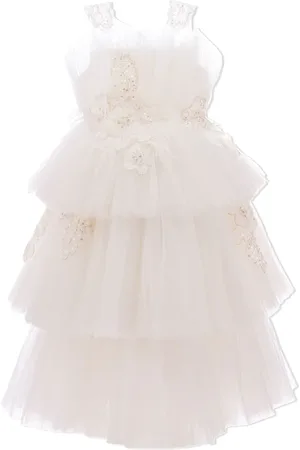 Tulleen Robe Zayante à volants