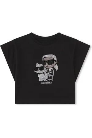 Karl Lagerfeld T-shirt en coton à ornements