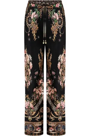 Camilla Pantalon à imprimé graphique