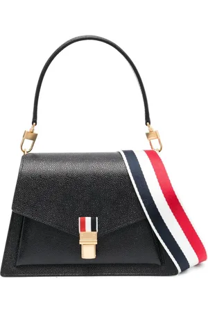 Thom Browne Sac cabas Trapeze en cuir grainé