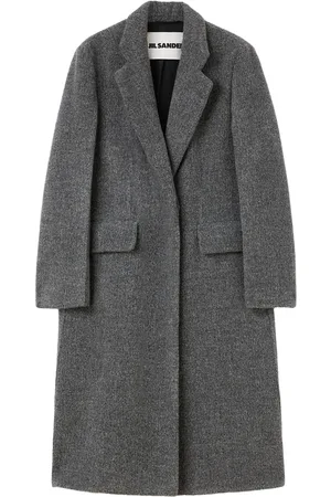 Jil Sander Manteau à revers crantés