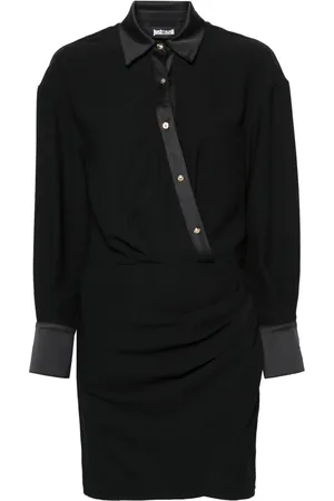 Roberto Cavalli Robe courte en crêpe