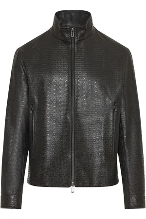 Emporio Armani Veste à logo embossé