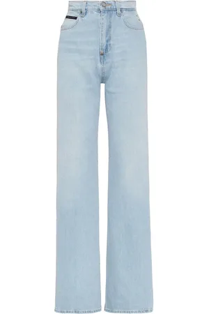 Philipp Plein Jean ample à taille haute
