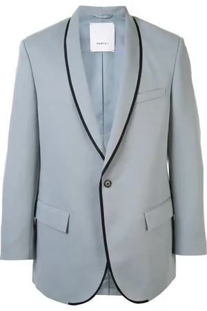 Ports V Blazer droit à col châle