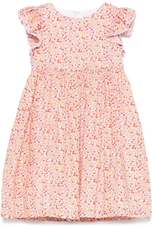 Il gufo Robe à fleurs imprimées