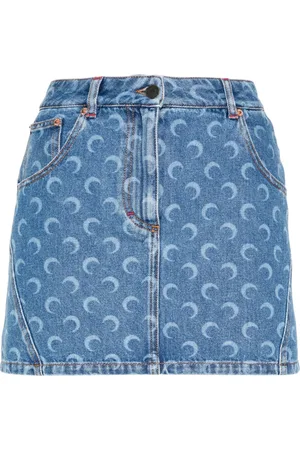 Marine Serre Minijupe Deadstock en jean
