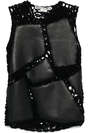 Comme des Garçons Haut à design patchwork