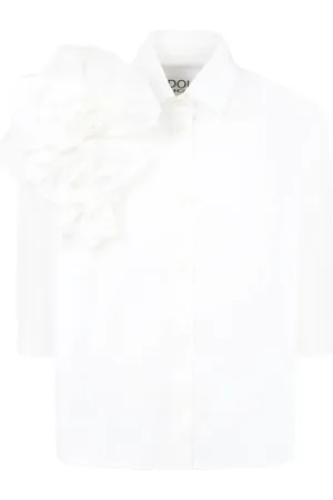 DOUUOD KIDS Chemise à appliqué floral