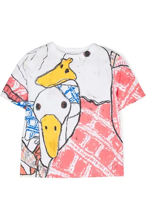 Burberry T-shirt à imprimé graphique