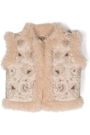 BONPOINT Gilet Tuli à fleurs brodées