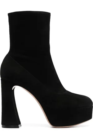 Gianvito Rossi Bottines Riccam à plateforme 120 mm