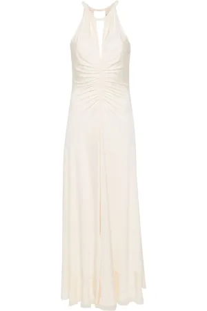 Twin-Set Robe longue à fronces