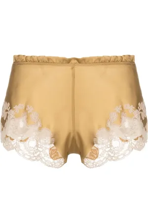 CARINE GILSON Short en dentelle Calais-Caudry à volants