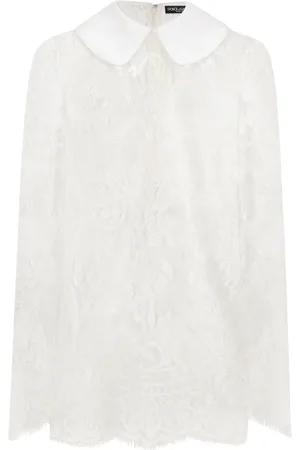 Dolce & Gabbana Robe courte à col claudine