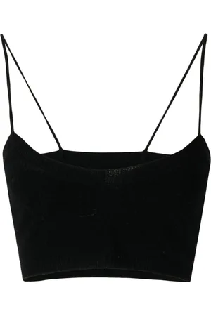 Cashmere In Love Haut crop Evie en cachemire