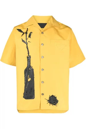 Prada Chemise imprimée à manches courtes