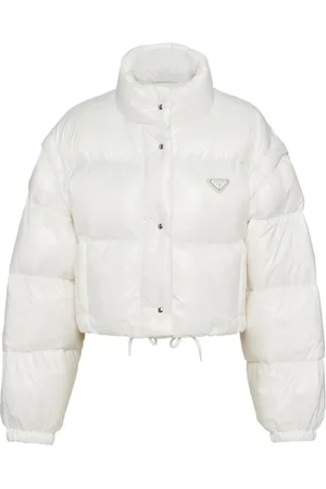 Prada Doudoune Re-Nylon crop
