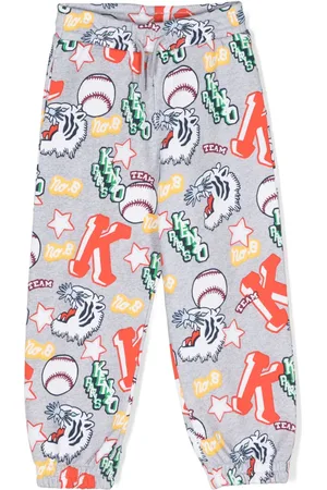 Kenzo Pantalon de jogging à imprimé graphique