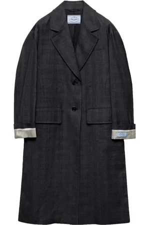 Prada Manteau à simple boutonnage