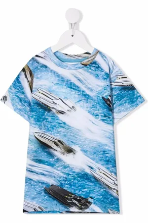 Molo T-shirt en coton biologique à imprimé graphique