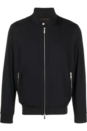 MOORER Veste bomber à fermeture zippée