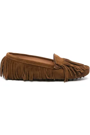 Scarosso Mocassins en daim à franges