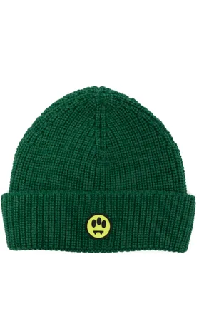 BARROW Bonnet en maille à patch logo