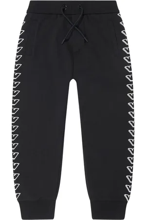 Emporio Armani Pantalon élastiqué à logo imprimé