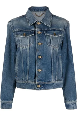 Golden Goose Veste en jean à patch logo