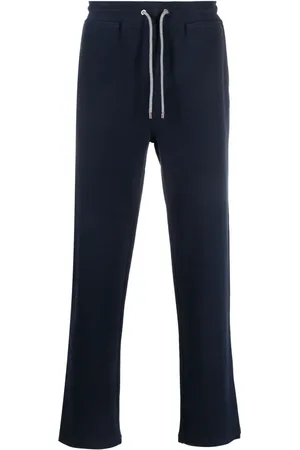 corneliani Pantalon de jogging droit à lien de resserrage