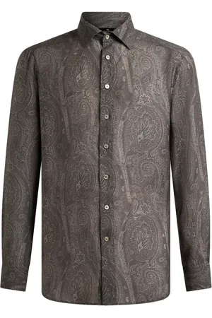 Etro Chemise à imprimé cachemire