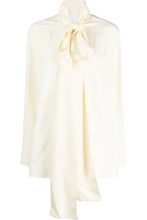 Givenchy Blouse en soie à col lavallière