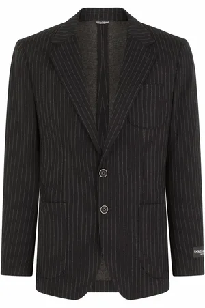 Dolce & Gabbana Blazer boutonné à fines rayures