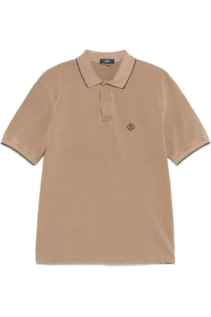 HERNO Polo à logo brodé