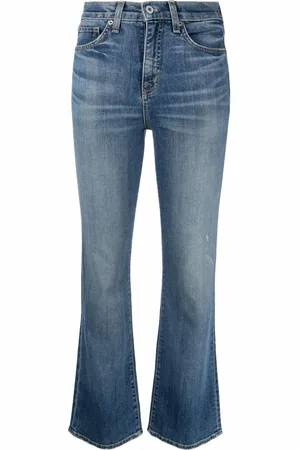 NILI LOTAN Jean bootcut à effet délavé
