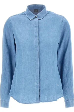 FAY Chemise en chambray