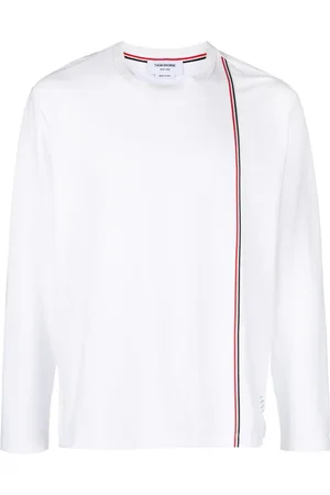 Thom Browne T-shirt à bande tricolore