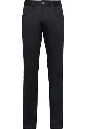 Prada Jean cigarette à taille mi-haute