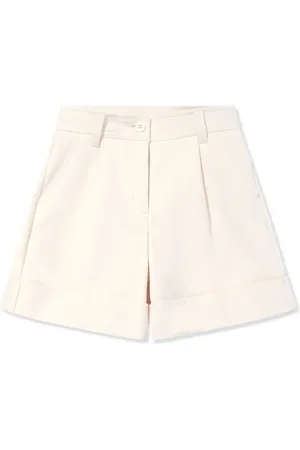 Moncler Short en jean à taille haute