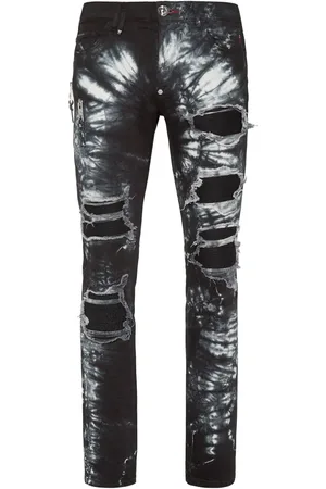 Philipp Plein Jean Rock Star à coupe skinny