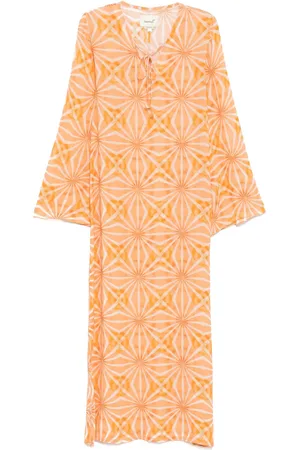 Bambah Robe à imprimé géométrique