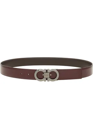 Salvatore Ferragamo Ceinture Gancini à design réversible